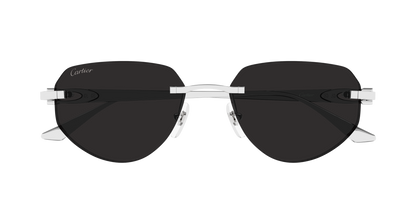 Lunettes de soleil Cartier Exception CT0661S 003 54-17 vue 2