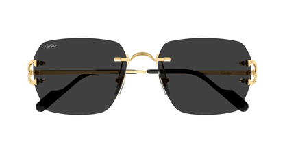 Lunettes de soleil Cartier Core Range CT0664S 001 59-17 vue 2
