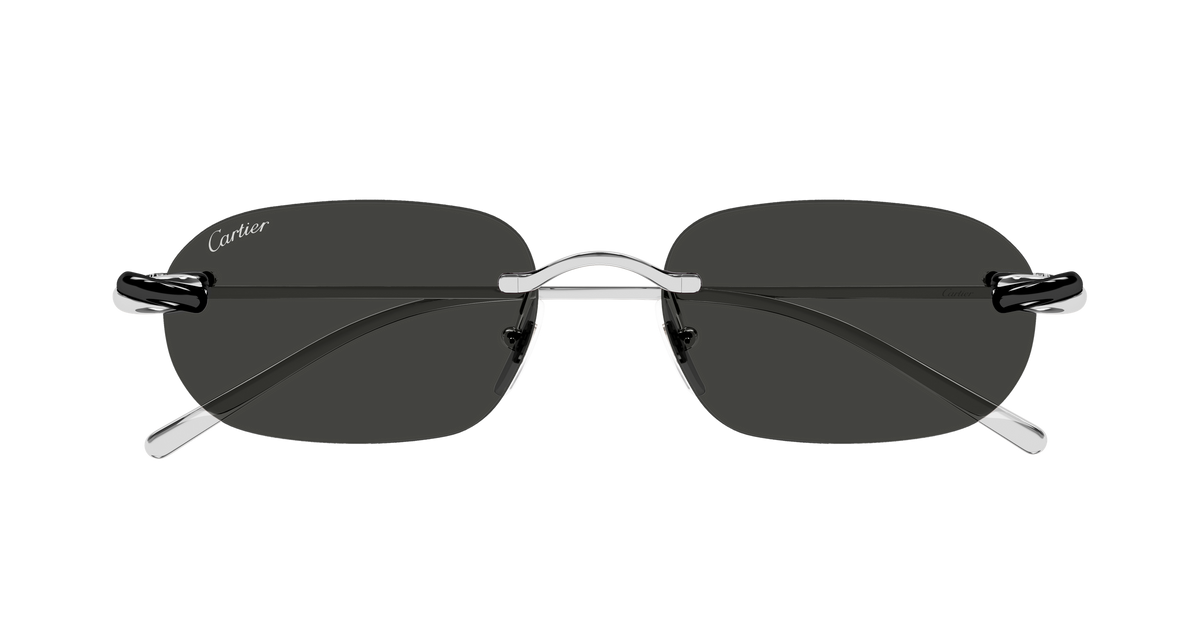 Lunettes de soleil Cartier Exception CT0686S 001 55-18 vue 2