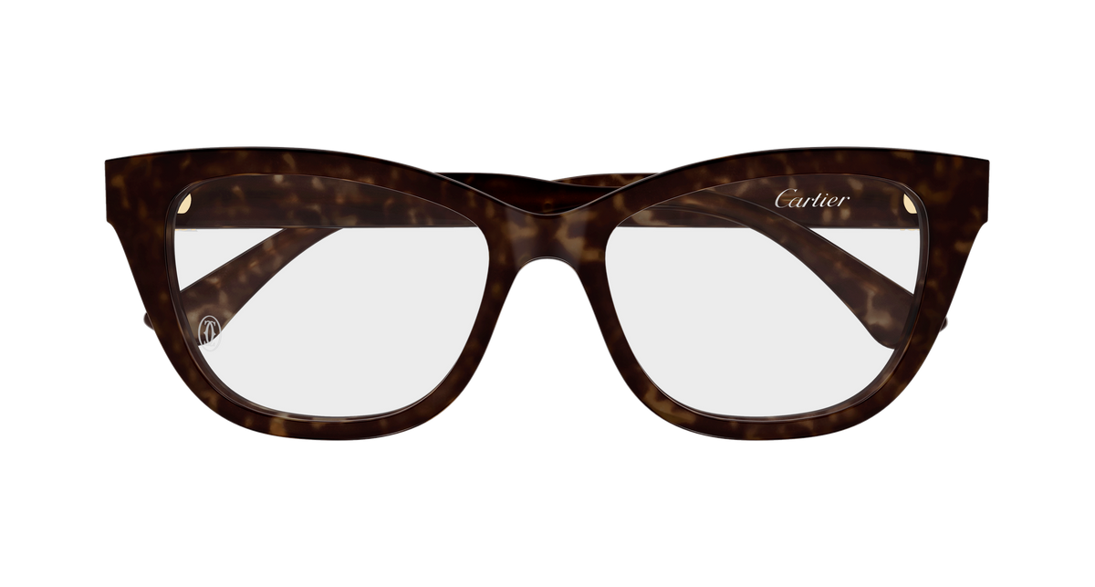 Lunettes de vue Cartier Contemporary CT0669O 005 55-17 vue 2