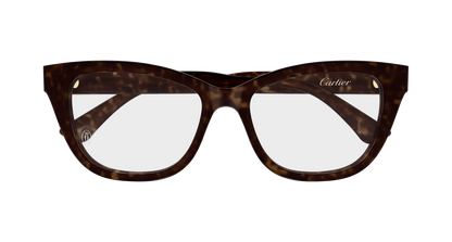 Lunettes de vue Cartier Contemporary CT0669O 005 55-17 vue 2