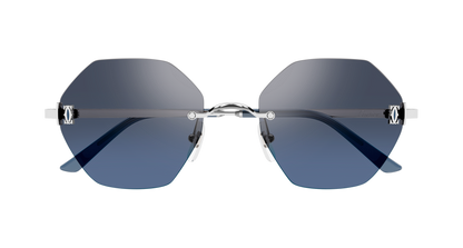 Lunettes de soleil Cartier Core Range CT0671S 002 54-20 vue 2