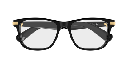 Lunettes de vue Cartier Core Range CT0658O 001 53-17 vue 2