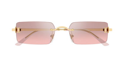 Lunettes de soleil Cartier Core Range CT0672S 004 54-18 vue 2