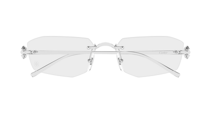 Lunettes de vue Cartier Exception CT0683O 002 56-18 vue 2