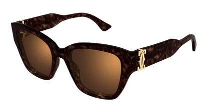 Lunettes de soleil Cartier Contemporary CT0666S 002 53-19