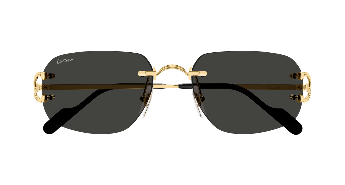 Lunettes de soleil Cartier Core Range CT0663S 001 58-17 vue 2