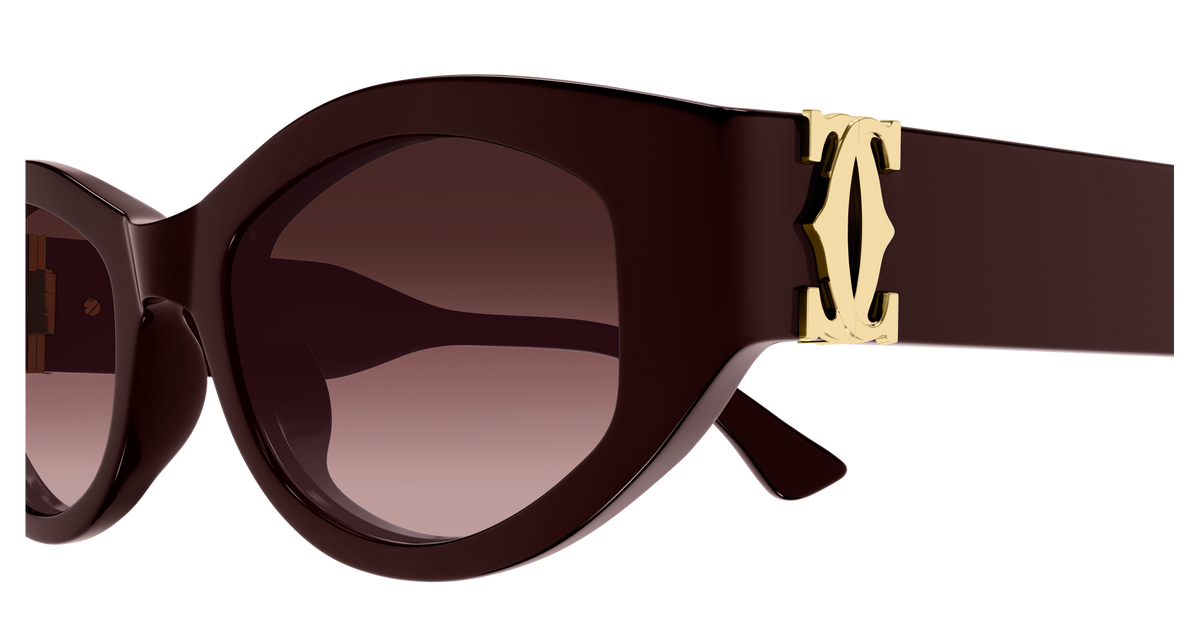 Lunettes de soleil Cartier Contemporary CT0667S 003 51-20 vue 3