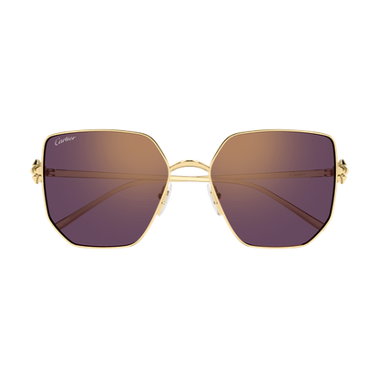 Lunettes de soleil Cartier Exception CT0645S 002 56-17