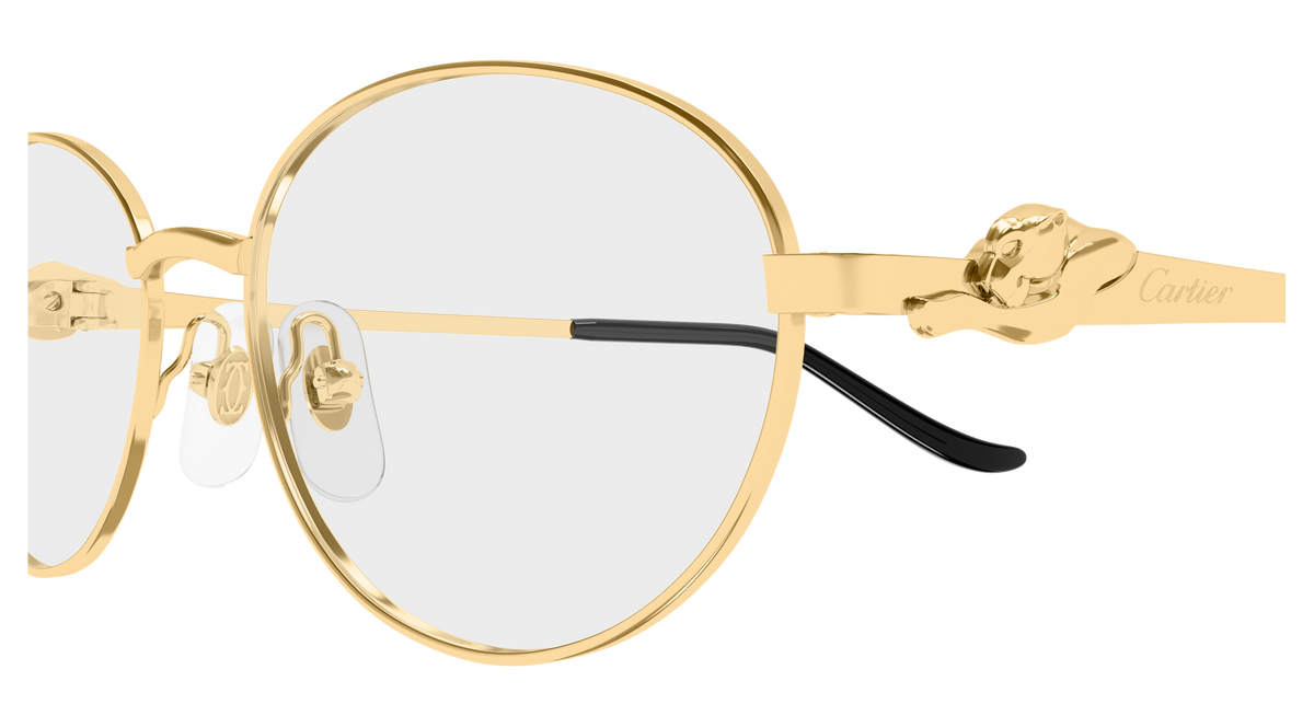Lunettes de vue Cartier Core Range CT0677O 001 52-17 vue 3