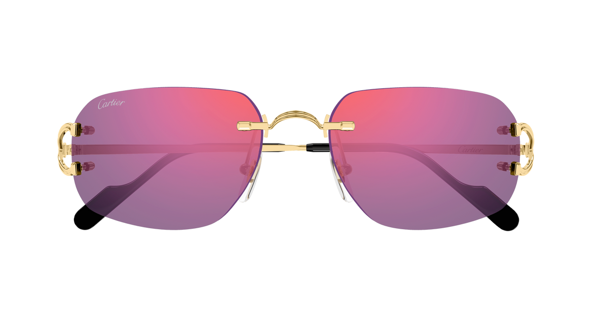 Lunettes de soleil Cartier Core Range CT0663S 003 58-17 vue 2