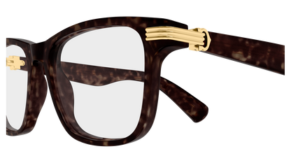 Lunettes de vue Cartier Core Range CT0658O 002 53-17 vue 3