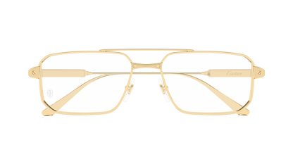 Lunettes de vue Cartier Exception CT0654O 001 57-17 vue 2
