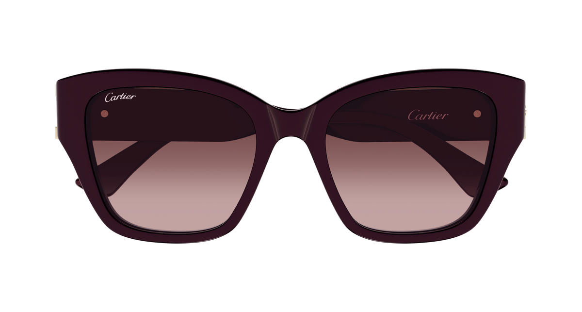 Lunettes de soleil Cartier Contemporary CT0666S 003 53-19 vue 2