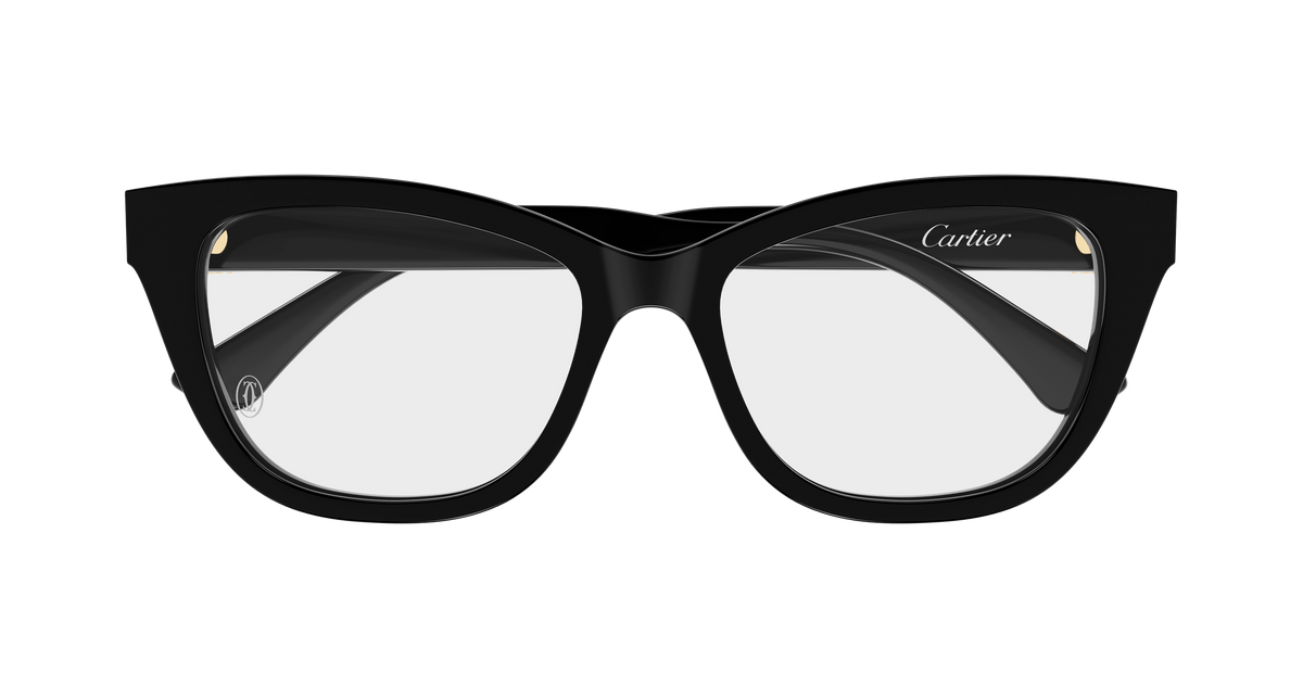 Lunettes de vue Cartier Contemporary CT0669O 001 53-17 vue 2