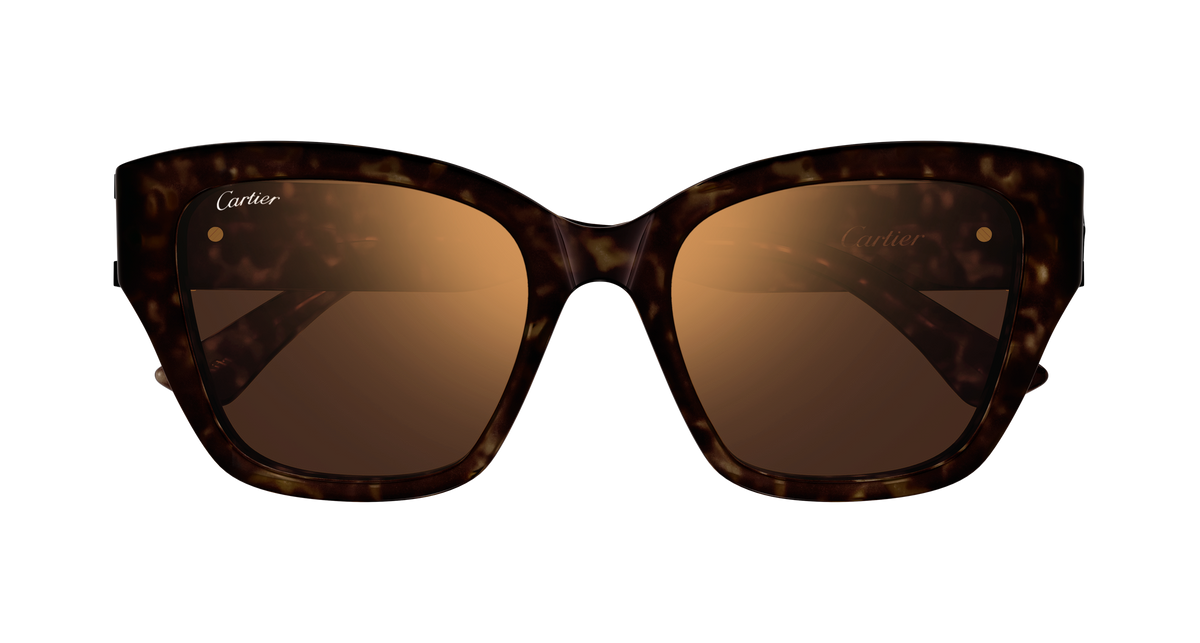 Lunettes de soleil Cartier Contemporary CT0666S 002 53-19 vue 2
