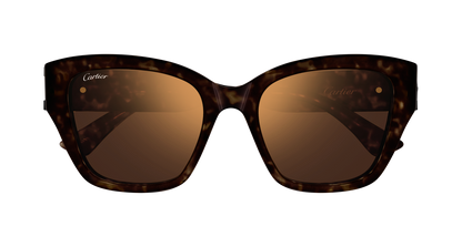 Lunettes de soleil Cartier Contemporary CT0666S 002 53-19 vue 2