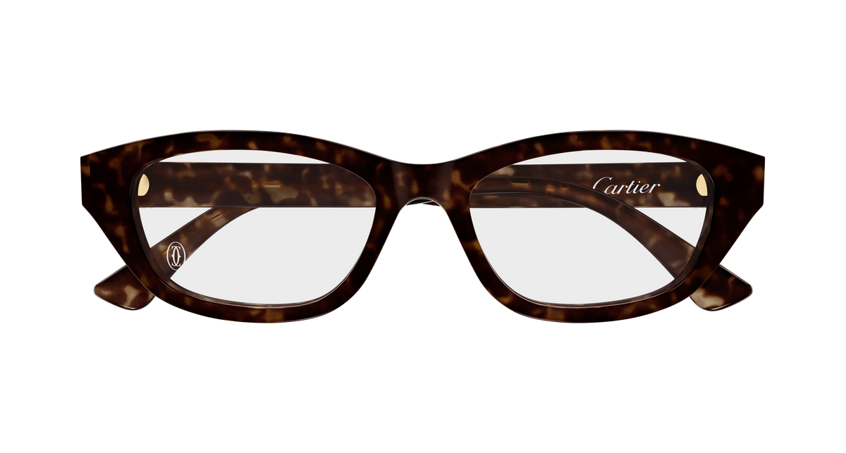 Lunettes de vue Cartier Contemporary CT0668O 005 54-17 vue 2