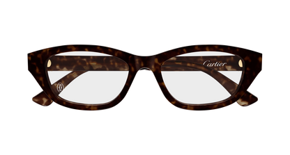 Lunettes de vue Cartier Contemporary CT0668O 005 54-17 vue 2