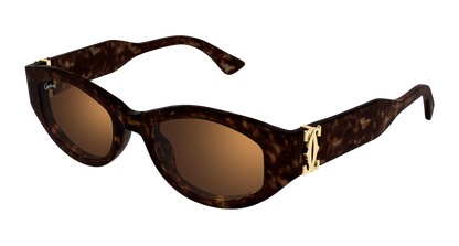 Lunettes de soleil Cartier Contemporary CT0667S 002 51-20