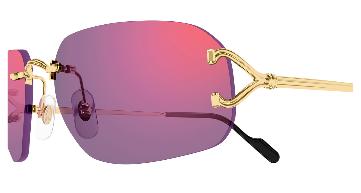 Lunettes de soleil Cartier Core Range CT0663S 003 58-17 vue 3