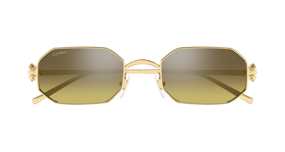 Lunettes de soleil Cartier Exception CT0682S 010 53-21 vue 2