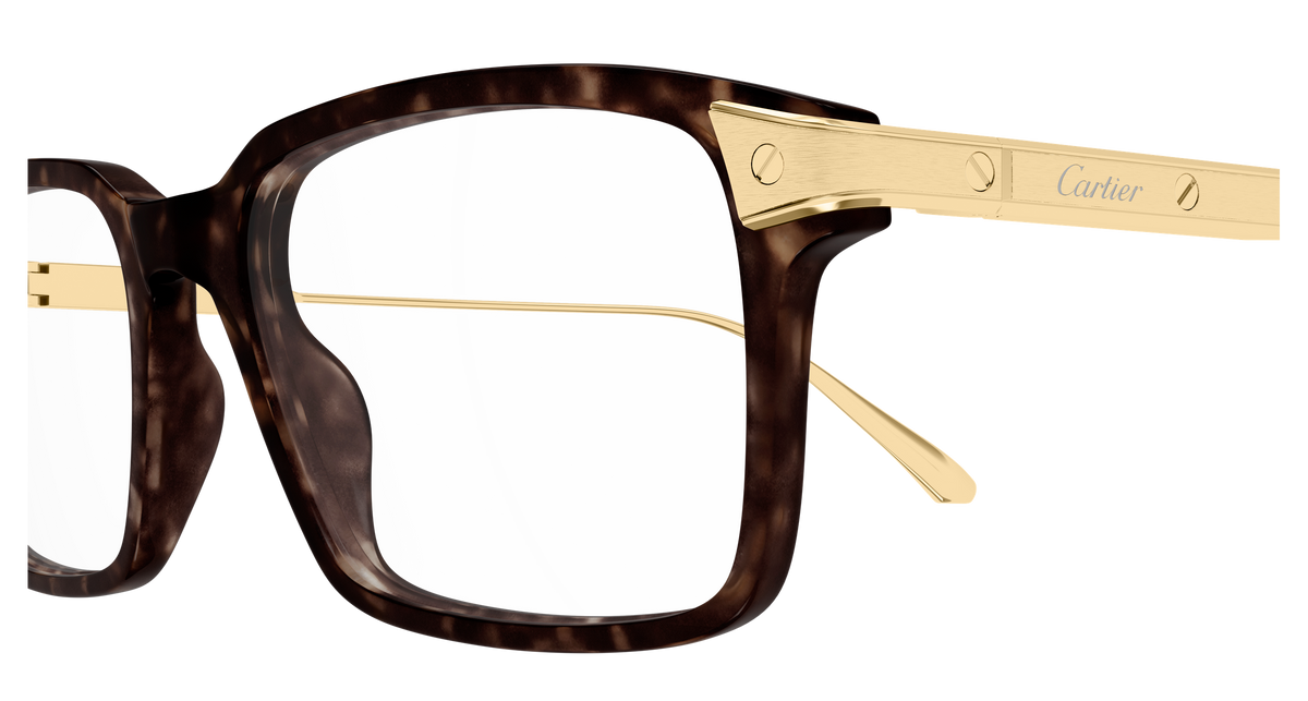 Lunettes de vue Cartier Exception CT0653O 004 53-18 vue 3