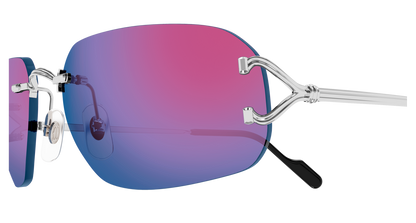 Lunettes de soleil Cartier Core Range CT0663S 004 58-17 vue 3