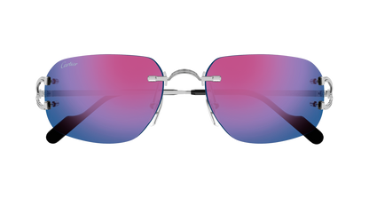 Lunettes de soleil Cartier Core Range CT0663S 004 58-17 vue 2