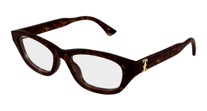Lunettes de vue Cartier Contemporary CT0668O 005 54-17