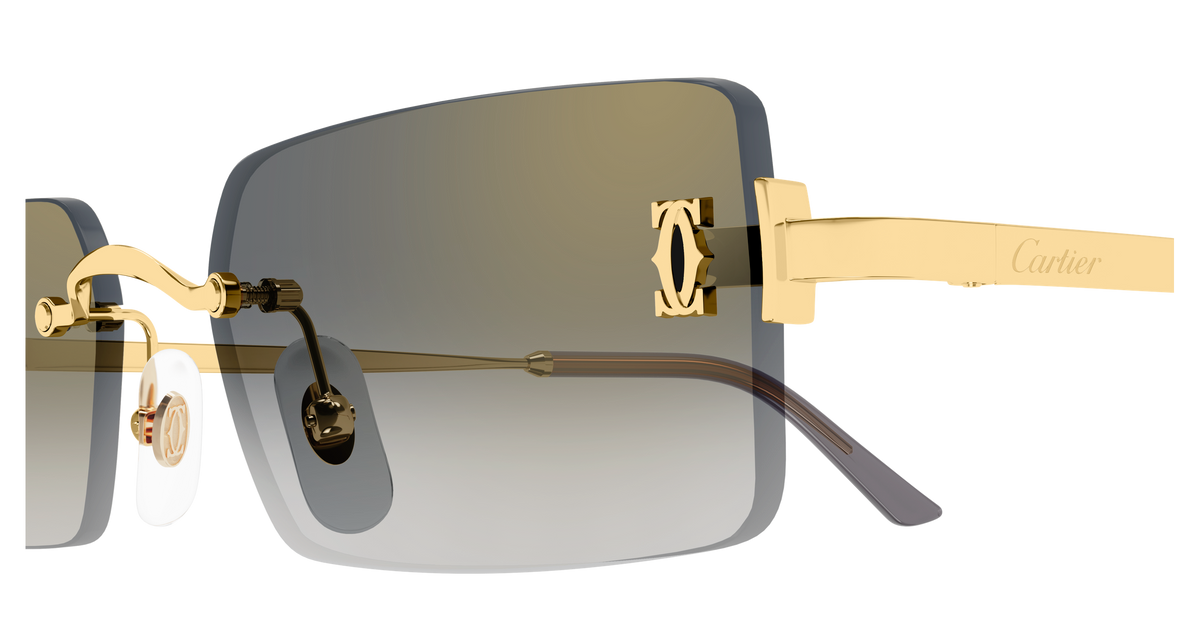 Lunettes de soleil Cartier Core Range CT0672S 005 56-18 vue 3