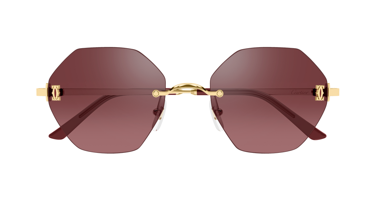 Lunettes de soleil Cartier Core Range CT0671S 003 54-20 vue 2