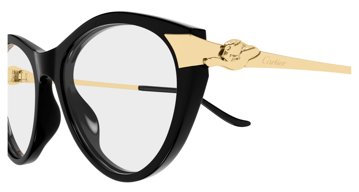 Lunettes de vue Cartier Core Range CT0676O 001 54-17 vue 3