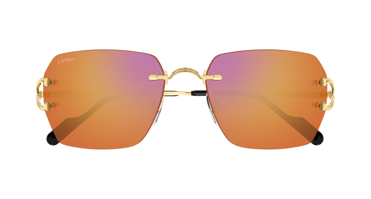 Lunettes de soleil Cartier Core Range CT0664S 004 59-17 vue 2