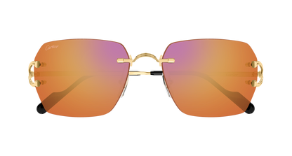 Lunettes de soleil Cartier Core Range CT0664S 004 59-17 vue 2