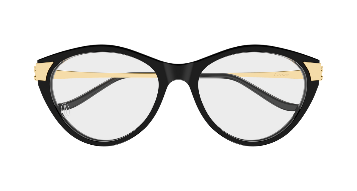 Lunettes de vue Cartier Core Range CT0676O 001 54-17 vue 2