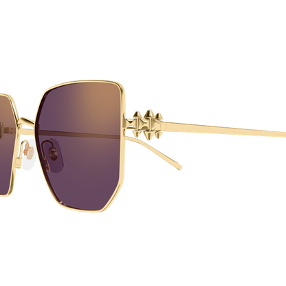 Lunettes de soleil Cartier Exception CT0645S 002 56-17
