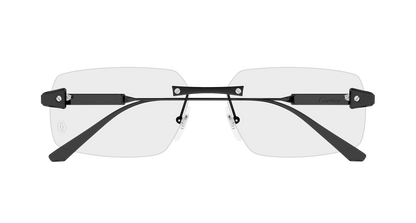 Lunettes de vue Cartier Exception CT0655O 003 59-15 vue 2