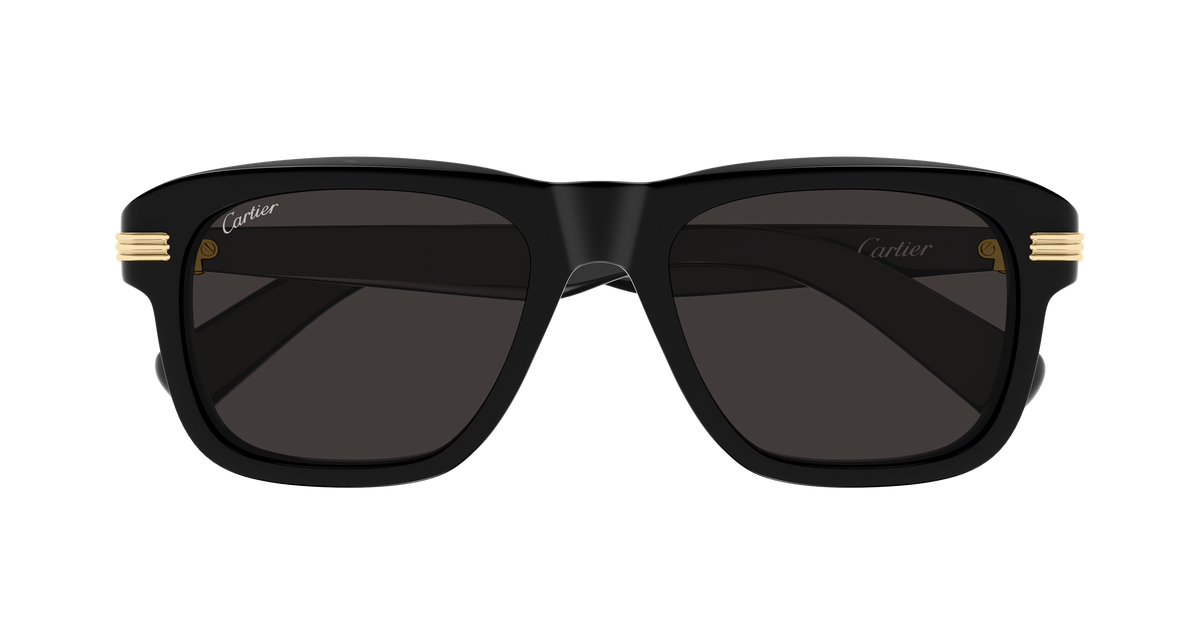Lunettes de soleil Cartier Core Range CT0657S 001 55-19 vue 2