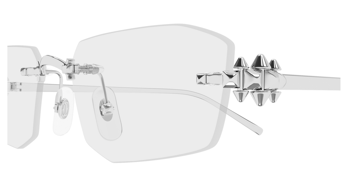Lunettes de vue Cartier Exception CT0683O 002 56-18 vue 3