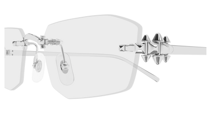 Lunettes de vue Cartier Exception CT0683O 002 56-18 vue 3