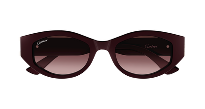 Lunettes de soleil Cartier Contemporary CT0667S 003 51-20 vue 2