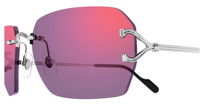 Lunettes de soleil Cartier Core Range CT0664S 003 59-17 vue 3