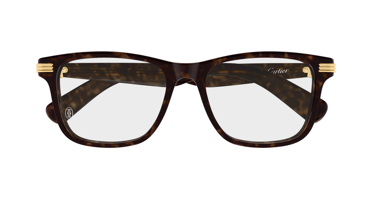 Lunettes de vue Cartier Core Range CT0658O 002 53-17 vue 2
