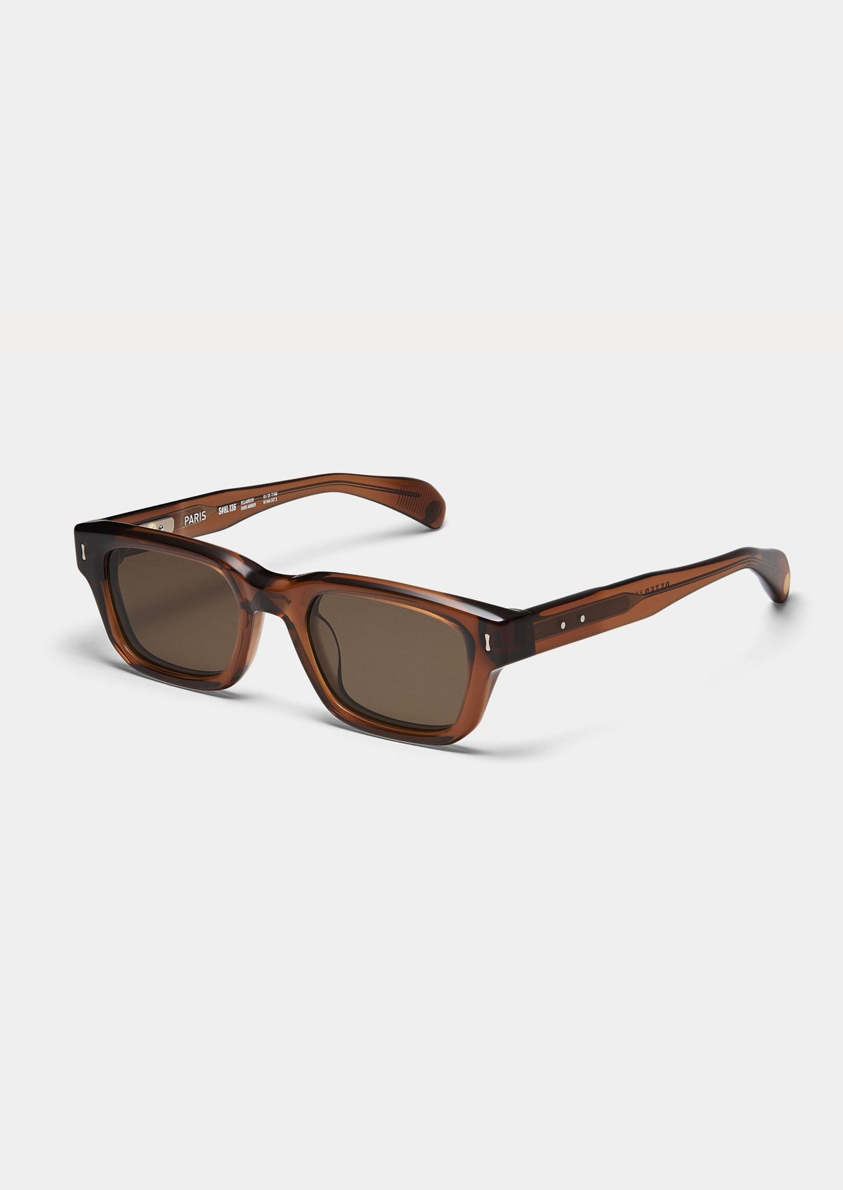 Lunettes de soleil Peter and May S136 Eclaireur Dark Amber Brown
