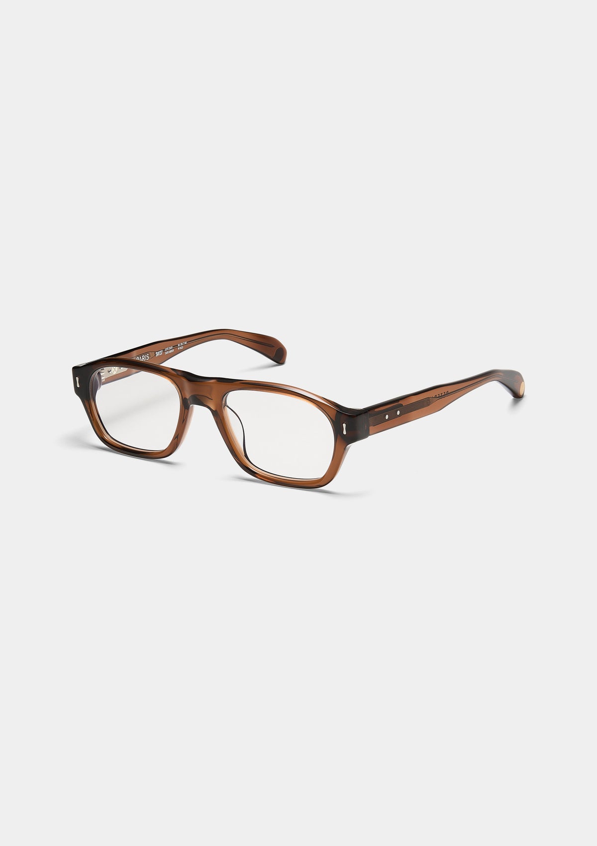 Lunettes de vue Peter and May S137 Côté Cour Dark Amber