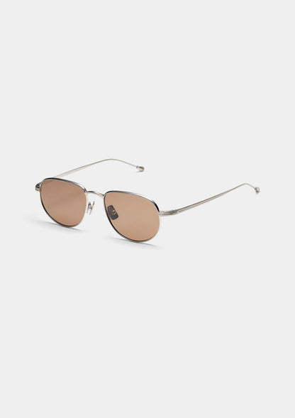 Lunettes de soleil Peter and May TT20 Savant Brushed Silver Latte
