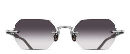 Matsuda M5010 Brushed Silver - Black