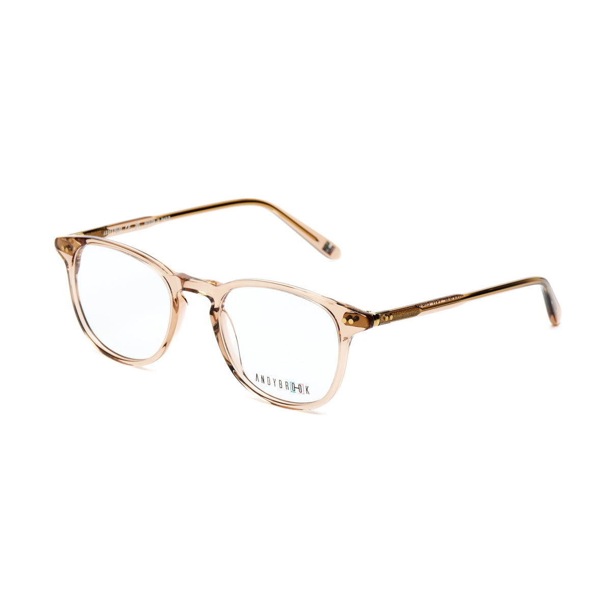 Lunettes de vue Andy Brook Andrew NE C132 Marron clair transparent profil