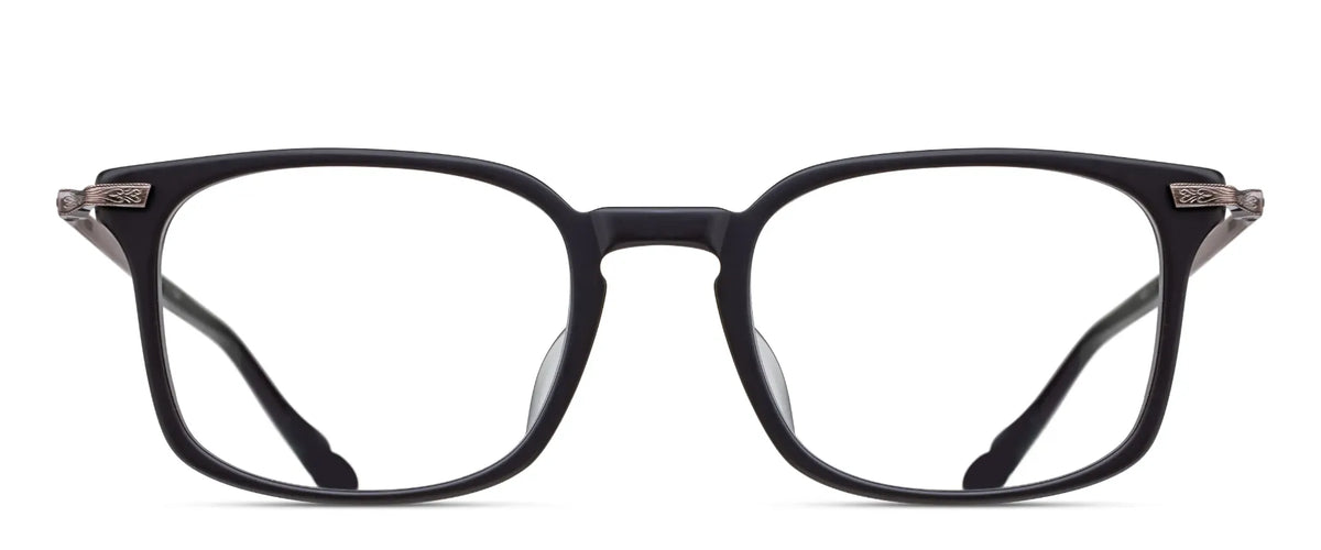 Matsuda M2077 Matte Black - Antique Silver